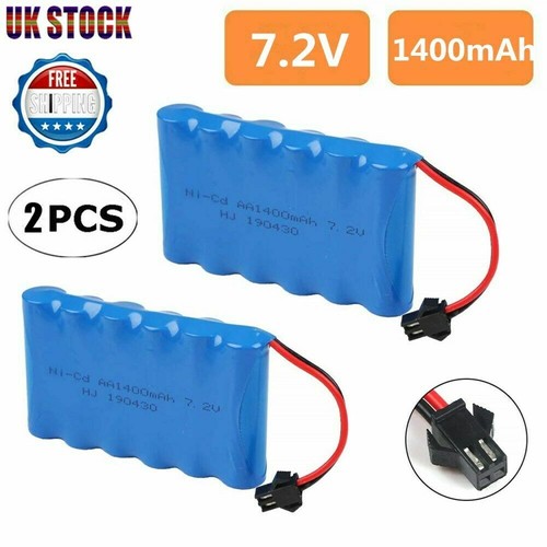 2pcs 1400mah aa battery - 7.2v,