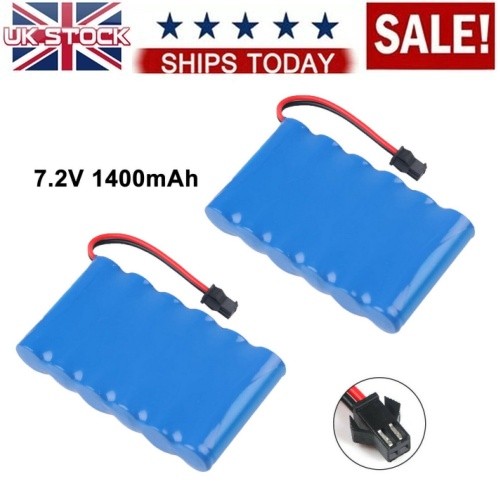 2pcs 1400mah battery - 7.2v, pack