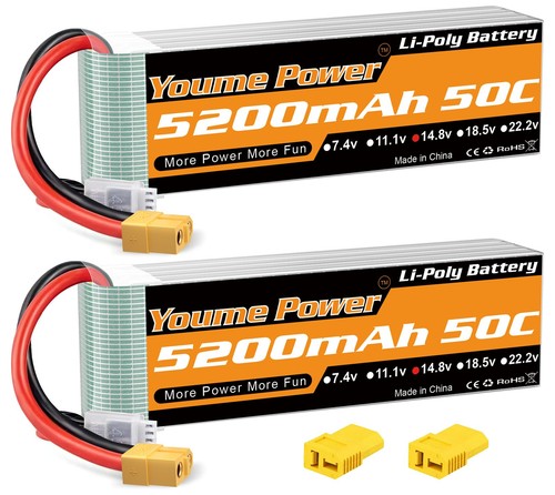 Youme lipo battery 5200mah - 4s,