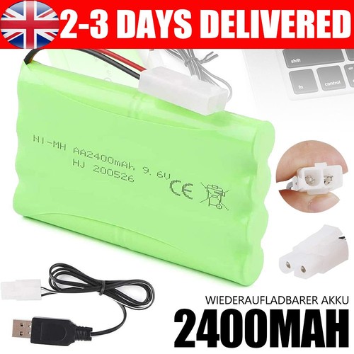2400mah nimh rechargeable - 9.6v,