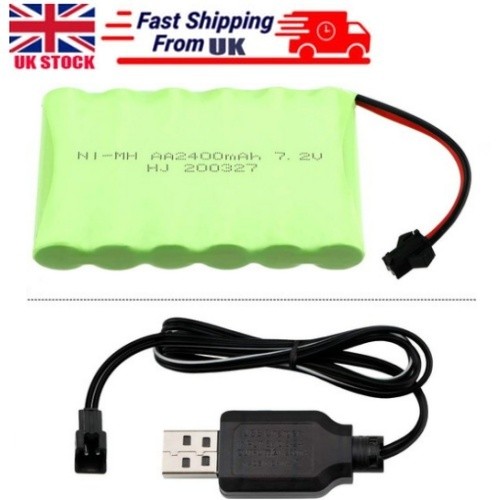 2400mah mh battery - 7.2v, ni-mh