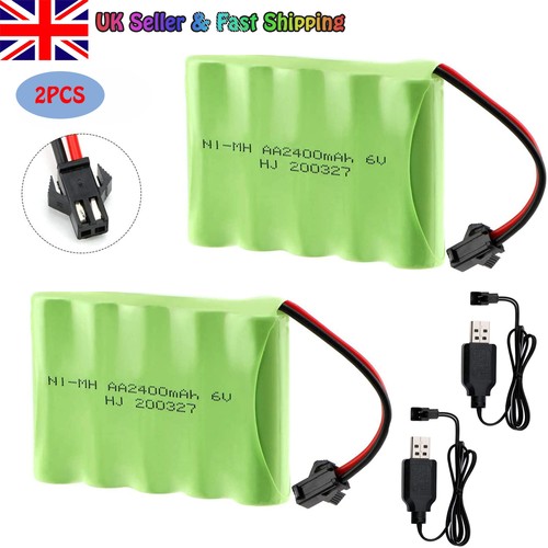 2400mah mh battery - 2x, 6v