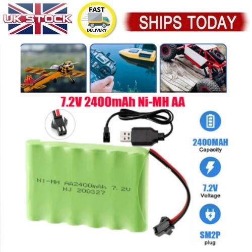 2400mah mh aa - 7.2v, battery