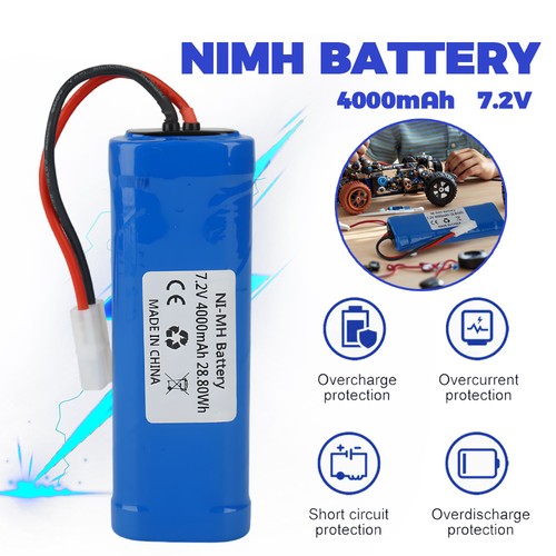 4000mah rechargeable - 7.2v,