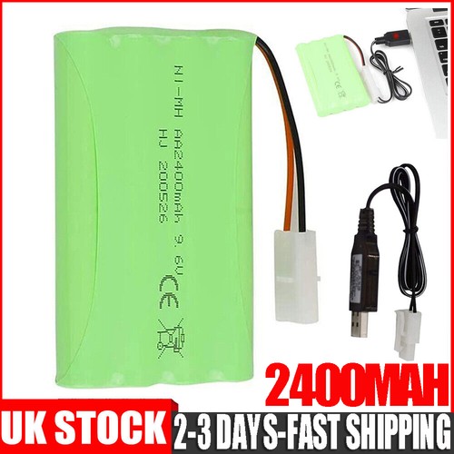 2400mah nimh rechargeable - 9.6v,