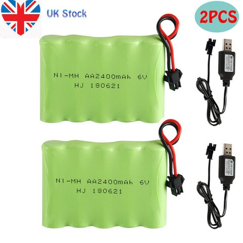 2pcs 2400mah mh - 6v, aa